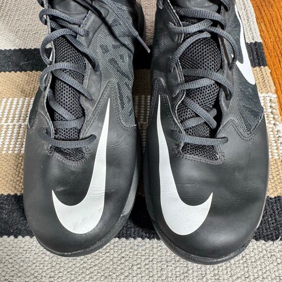 Nike Prime Hype DF Basketball Shoes Sneakers Mens 10.5 Black White 683705-002 - Picture 2 of 10